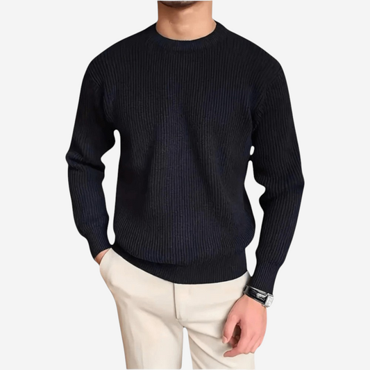 LUXEOUTFIT | Ribbed Crewneck Sweater