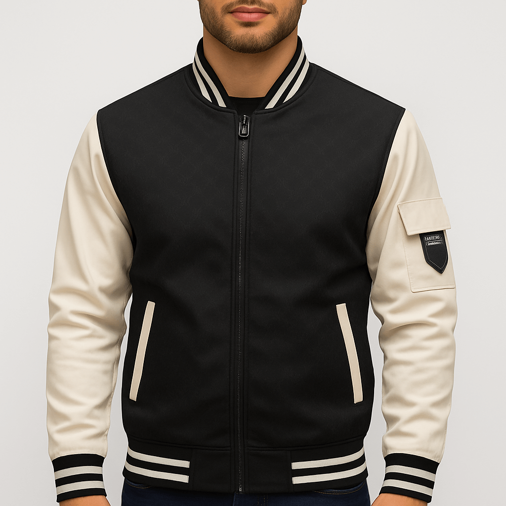 LUXEOUTFIT | Ribbed Trim Bomber
