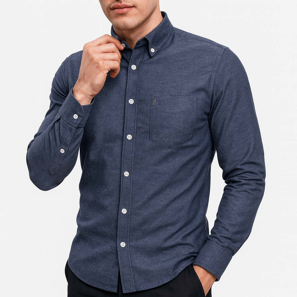 LUXEOUTFIT | Slim Button Shirt