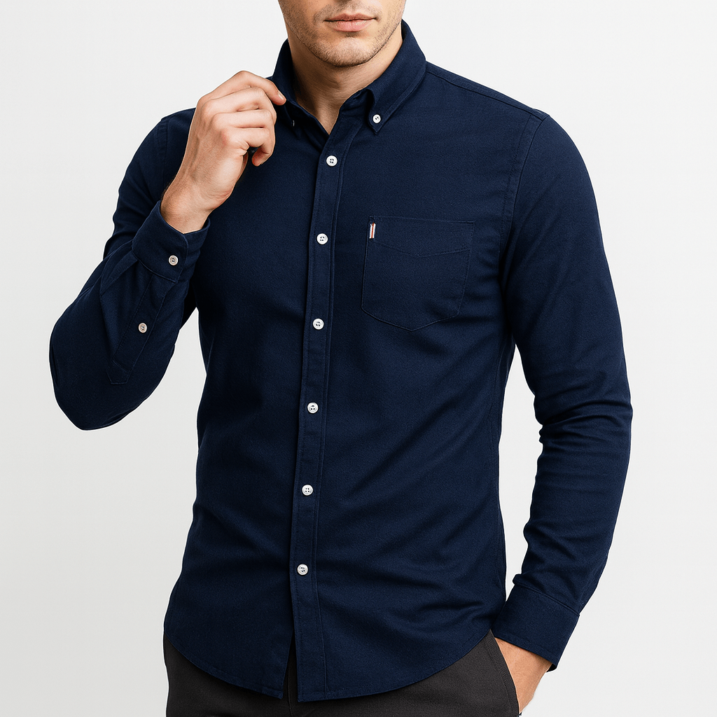 LUXEOUTFIT | Slim Button Shirt