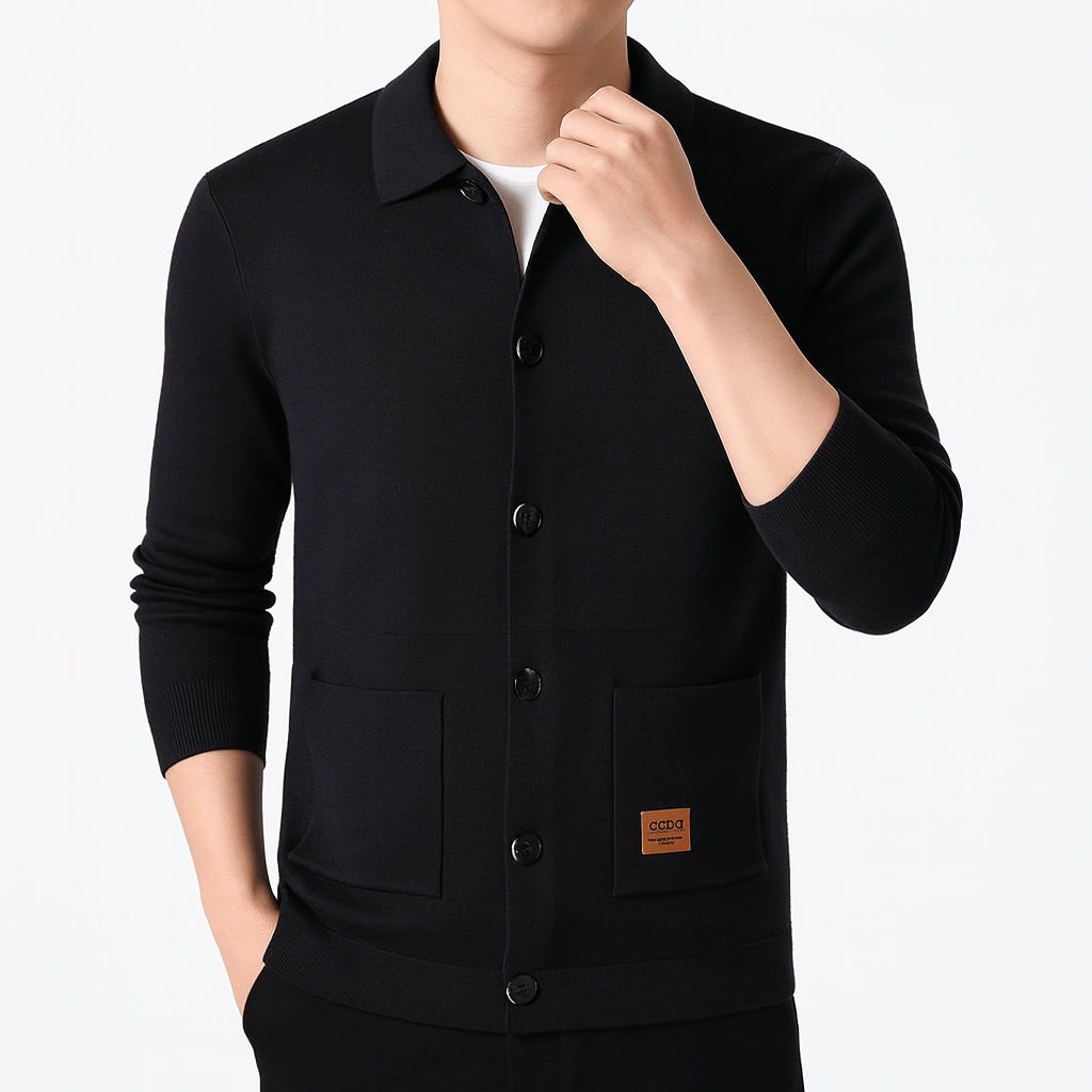 LUXEOUTFIT | Slim Collar Cardigan