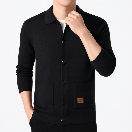 LUXEOUTFIT | Slim Collar Cardigan