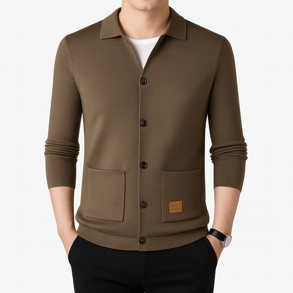 LUXEOUTFIT | Slim Collar Cardigan