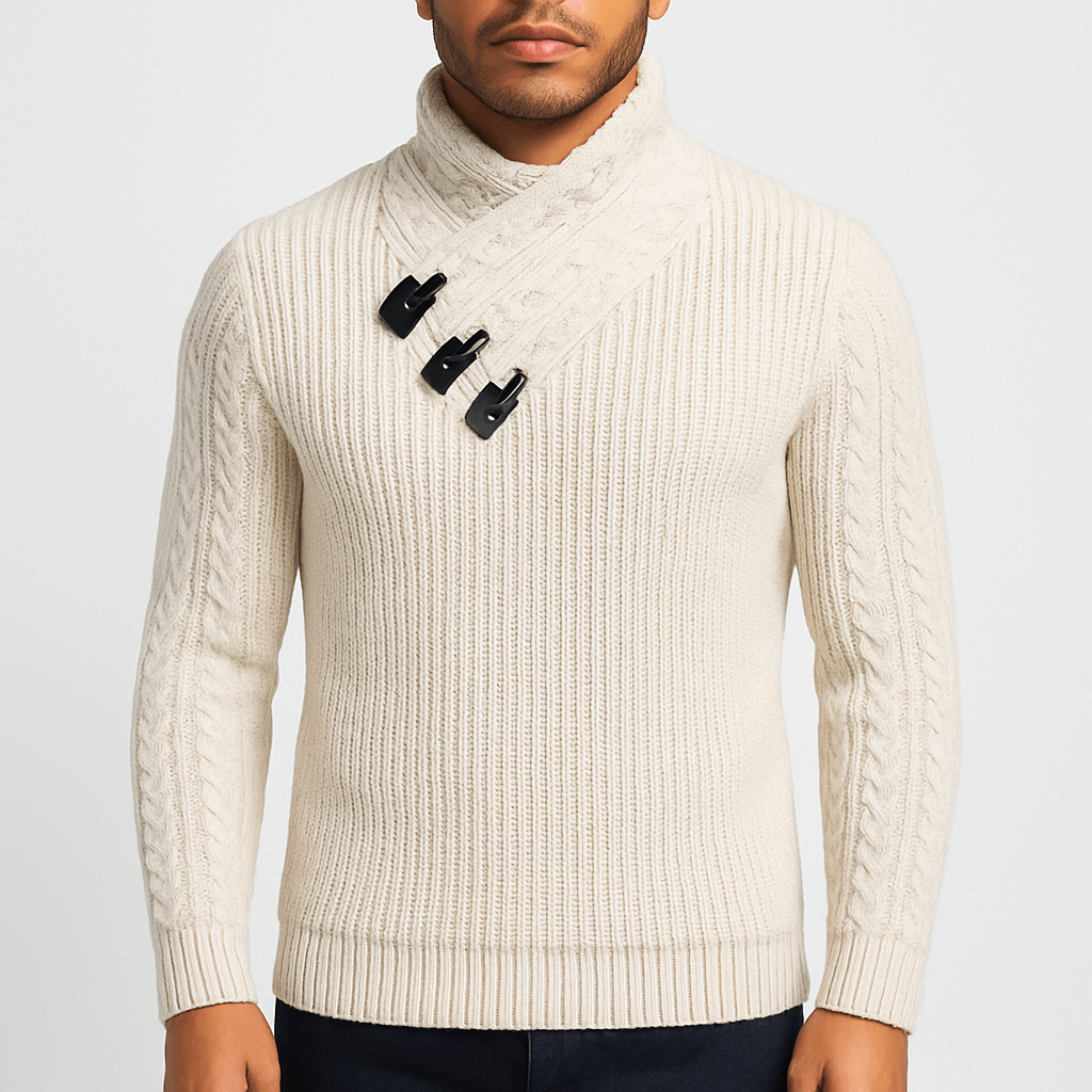 LUXEOUTFIT | Slim Fit Knit Sweater