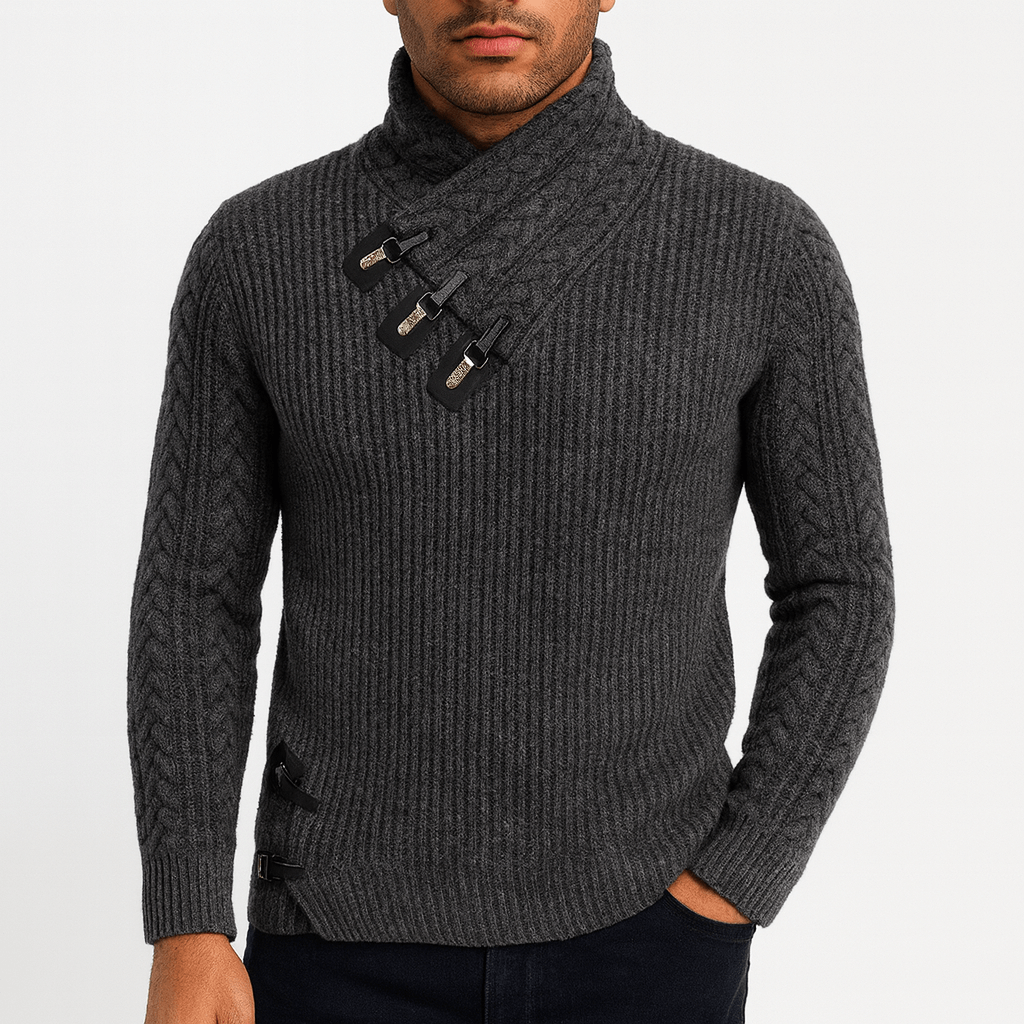 LUXEOUTFIT | Slim Fit Knit Sweater