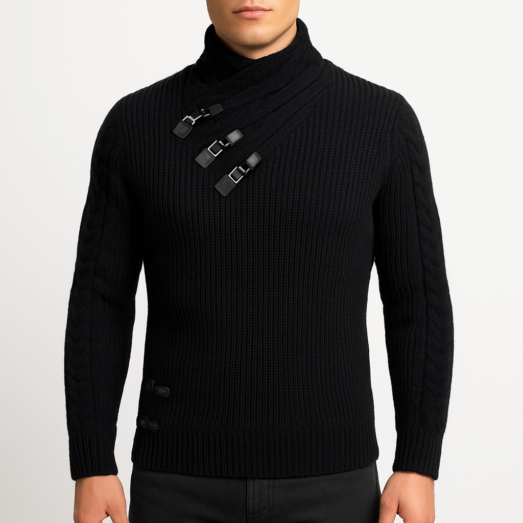 LUXEOUTFIT | Slim Fit Knit Sweater