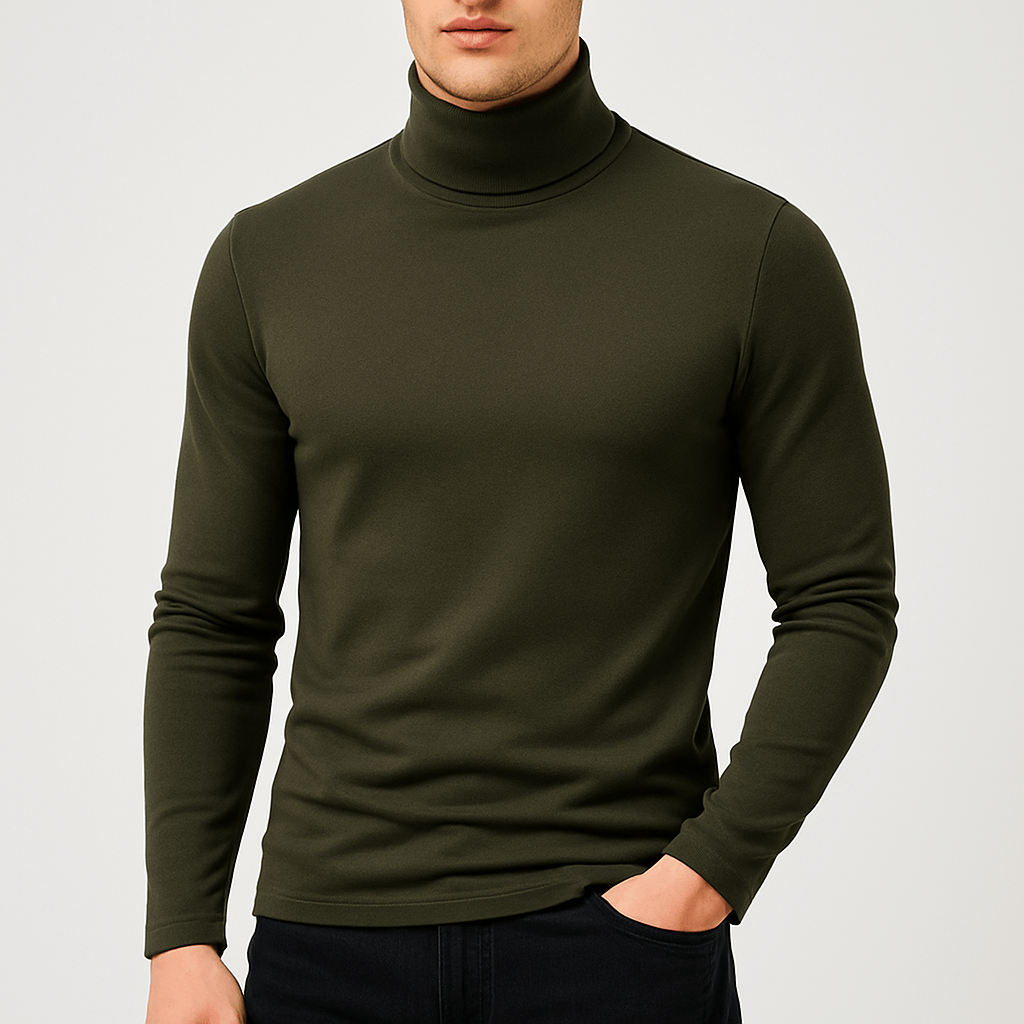 LUXEOUTFIT | Slim Turtleneck Tee