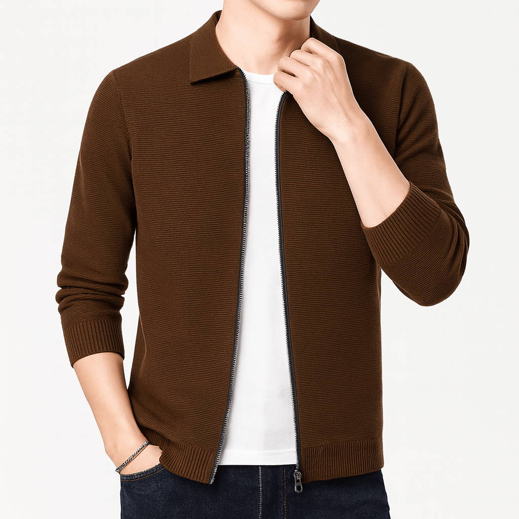 LUXEOUTFIT | Slim Wool Cardigan