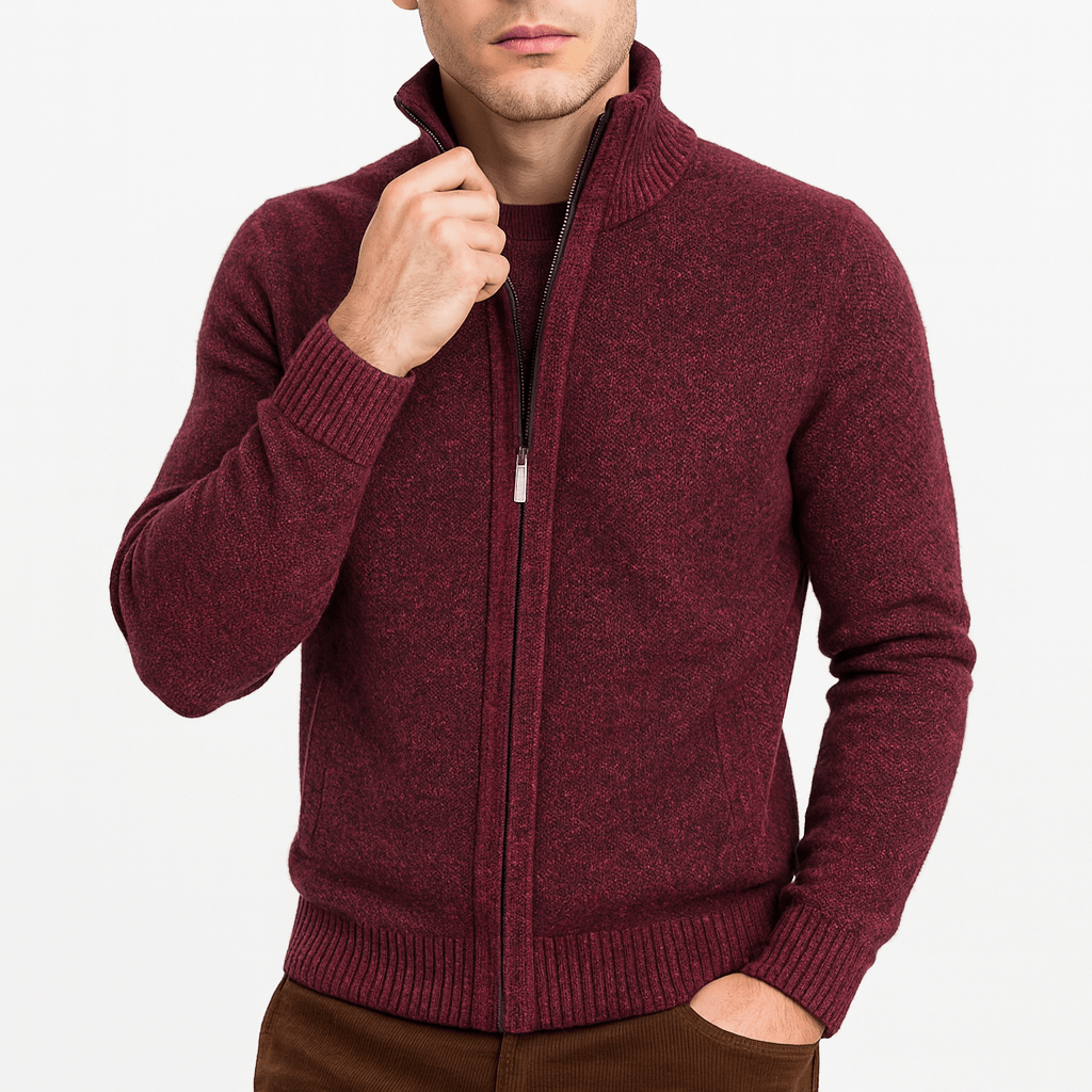 LUXEOUTFIT | Slim Wool Cardigan
