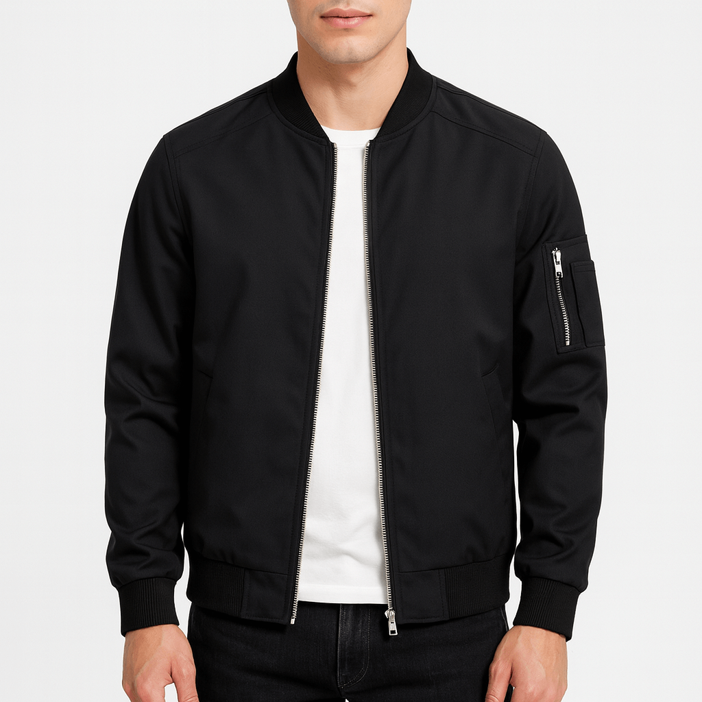 LUXEOUTFIT | Smooth Bomber Jacket