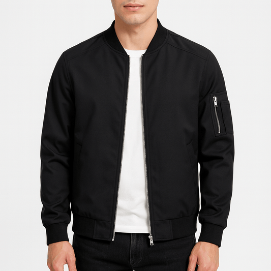 LUXEOUTFIT | Smooth Bomber Jacket