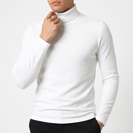 LUXEOUTFIT | Stretch Turtleneck Tee