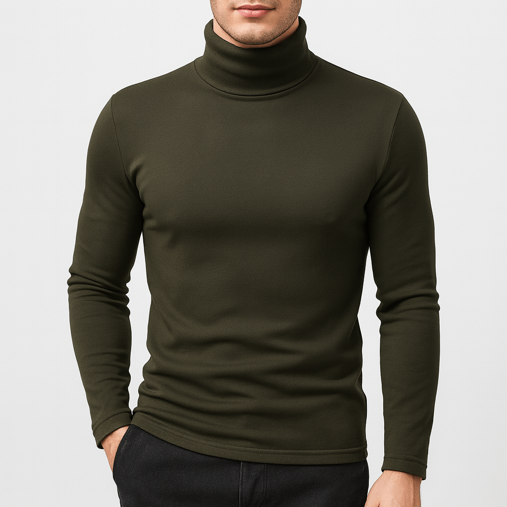 LUXEOUTFIT | Stretch Turtleneck Tee