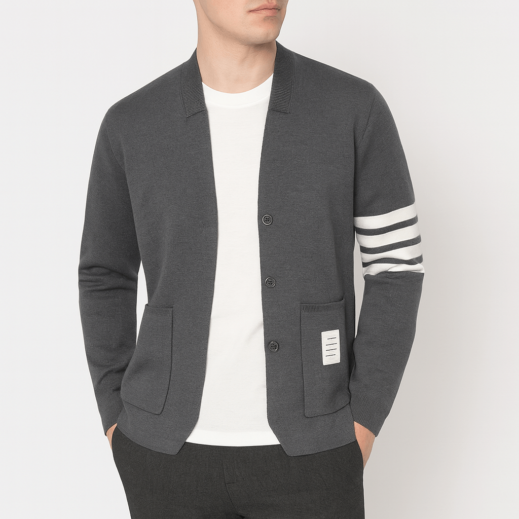 LUXEOUTFIT | Stripe Knit Cardigan