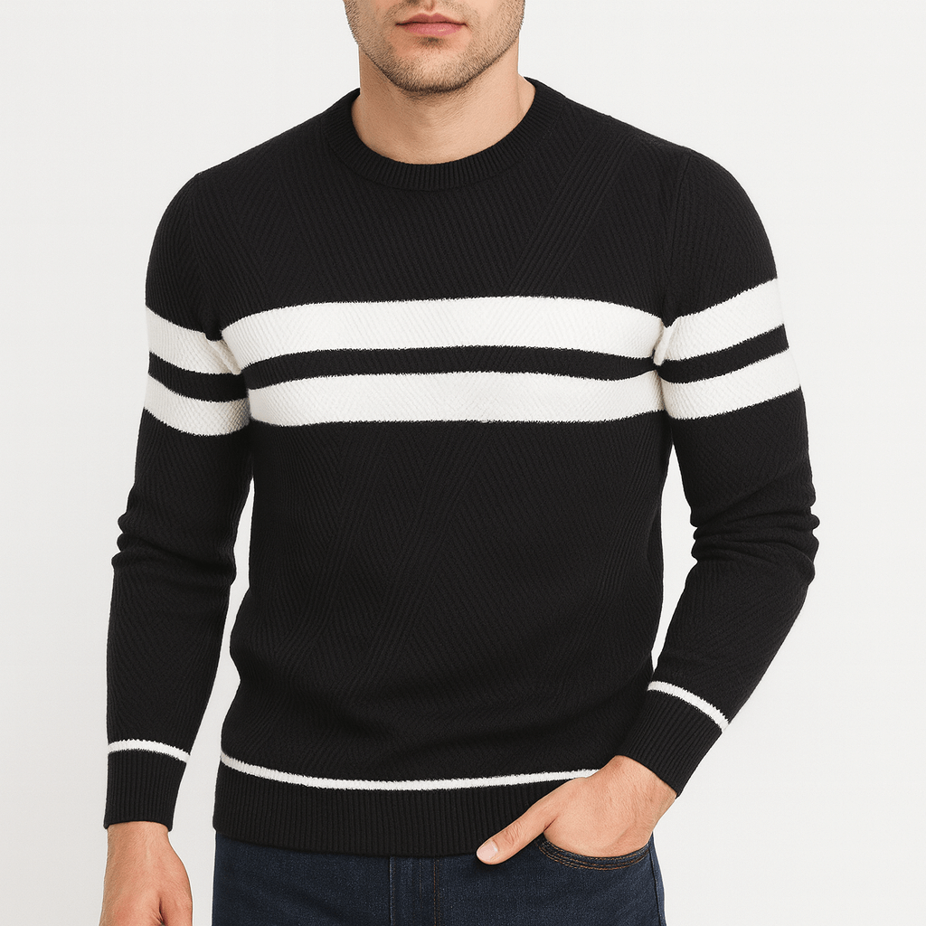 LUXEOUTFIT | Striped Knit Jumper