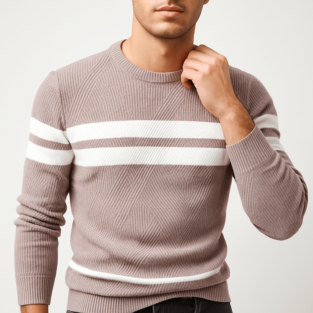 LUXEOUTFIT | Striped Knit Jumper