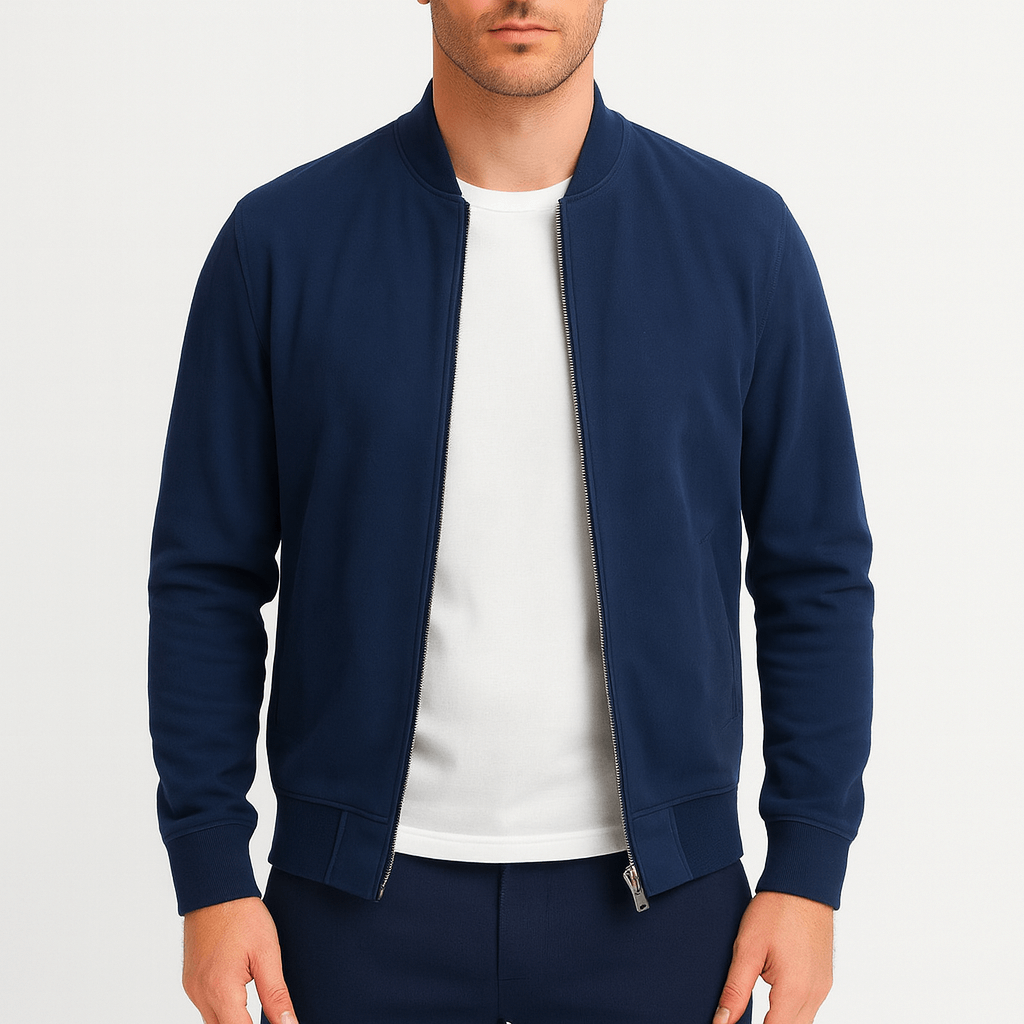 LUXEOUTFIT | Suede Zip Jacket