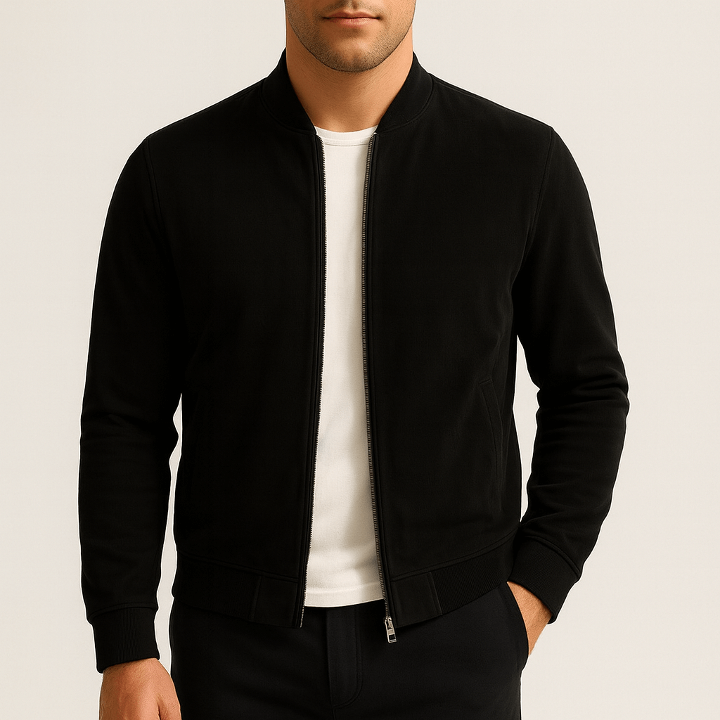 LUXEOUTFIT | Suede Zip Jacket