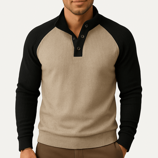 LUXEOUTFIT | Textured Knit Sweatshirt