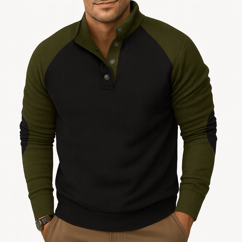 LUXEOUTFIT | Textured Knit Sweatshirt