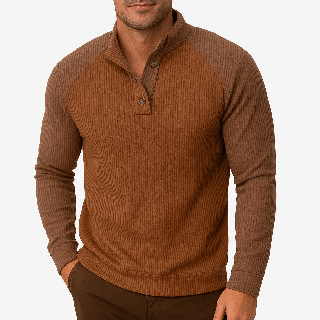 LUXEOUTFIT | Textured Knit Sweatshirt