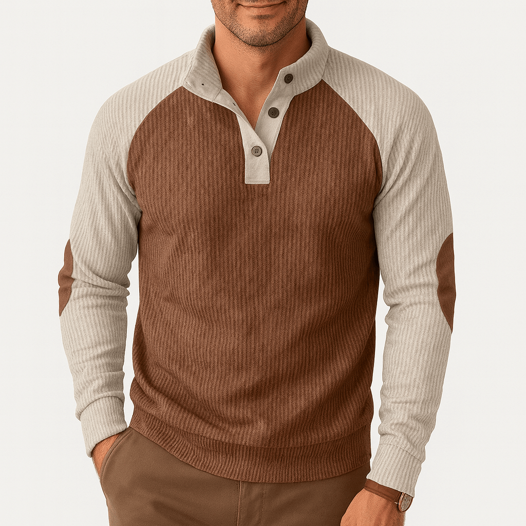 LUXEOUTFIT | Textured Knit Sweatshirt