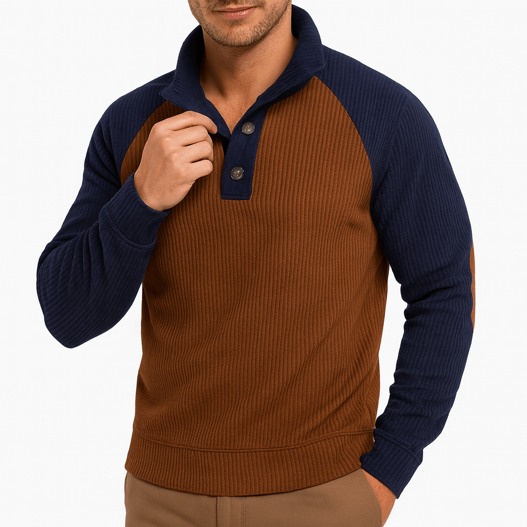 LUXEOUTFIT | Textured Knit Sweatshirt