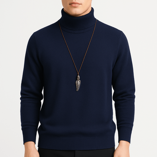 LUXEOUTFIT | Turtleneck Knit Sweater