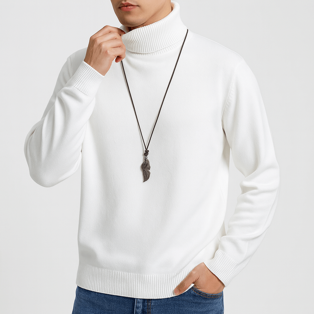 LUXEOUTFIT | Turtleneck Knit Sweater