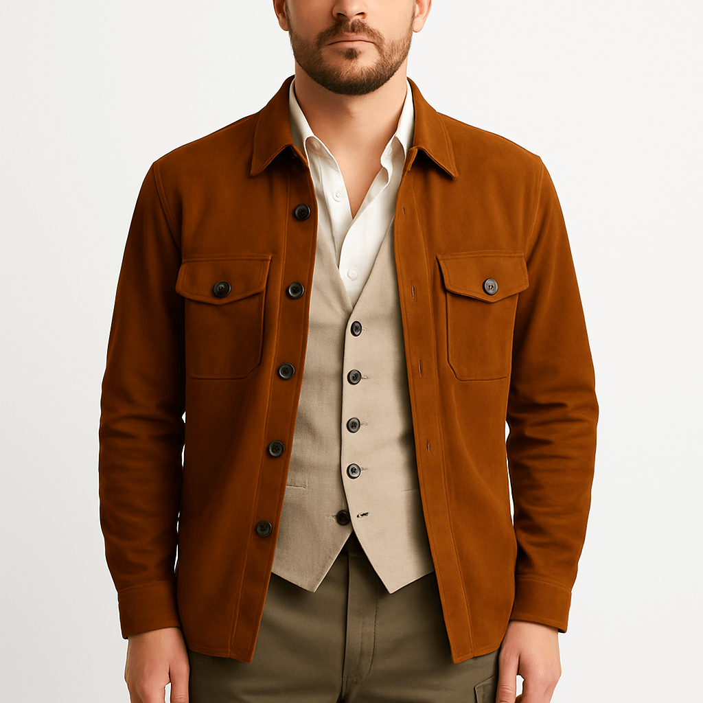 LUXEOUTFIT | Vintage Suede Blazer