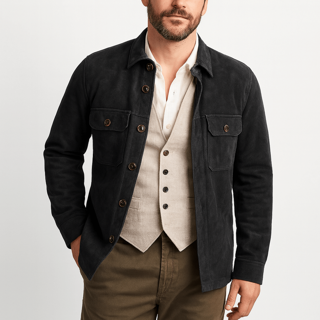 LUXEOUTFIT | Vintage Suede Blazer