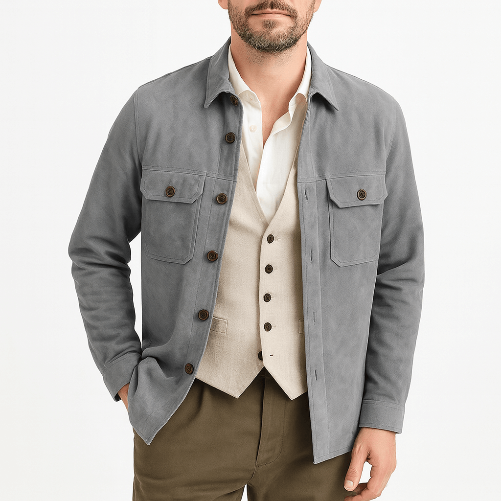 LUXEOUTFIT | Vintage Suede Blazer