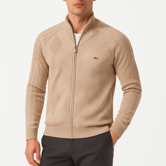 LUXEOUTFIT | Wool Blend Knitted Jacket