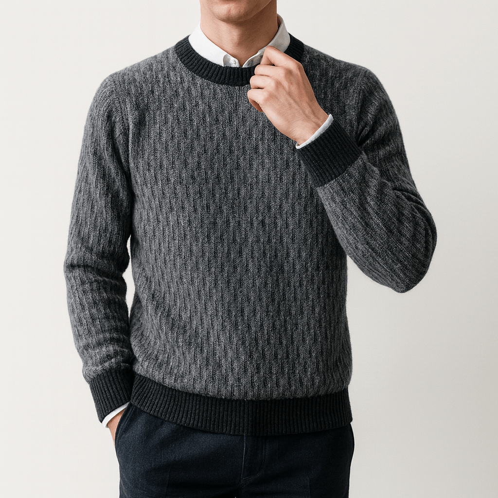 LUXEOUTFIT | Wool Crewneck Sweater