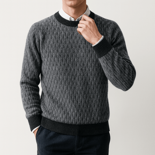 LUXEOUTFIT | Wool Crewneck Sweater