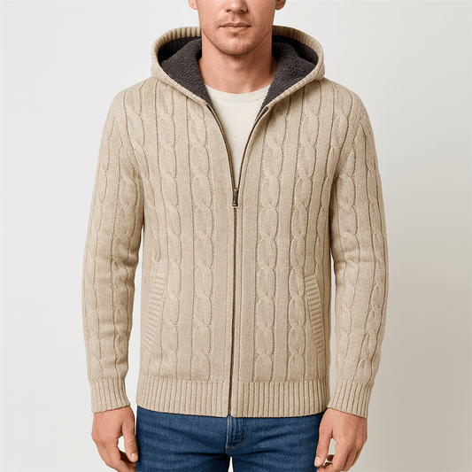 LUXEOUTFIT | Wool Hooded Sweater