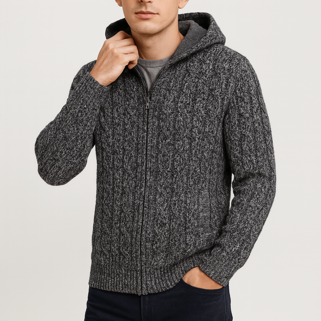 LUXEOUTFIT | Wool Hooded Sweater