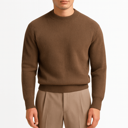 LUXEOUTFIT | Wool Ribbed Sweater