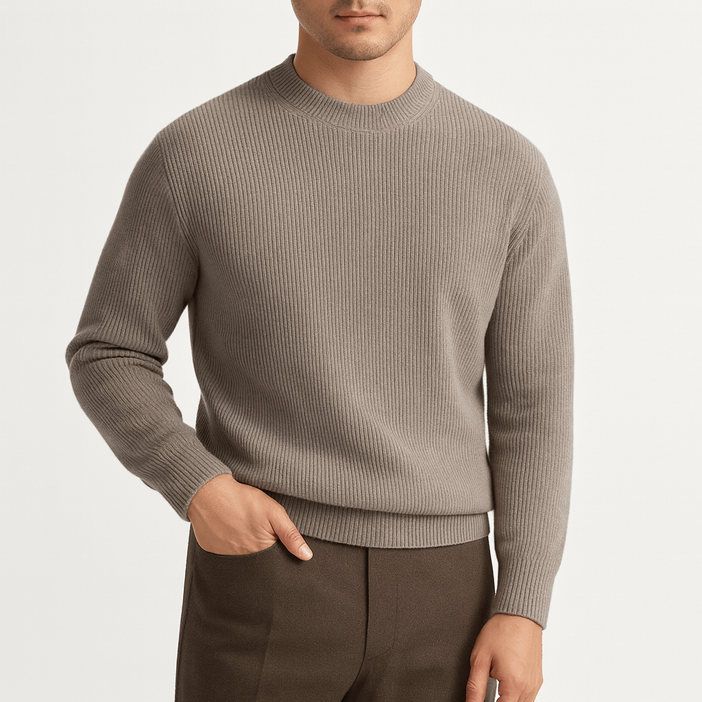 LUXEOUTFIT | Wool Ribbed Sweater