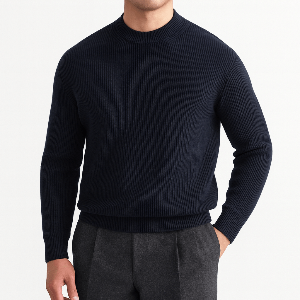 LUXEOUTFIT | Wool Ribbed Sweater