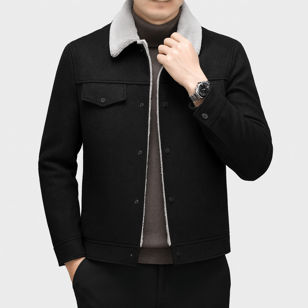 LUXEOUTFIT | Wool Sherpa Jacket