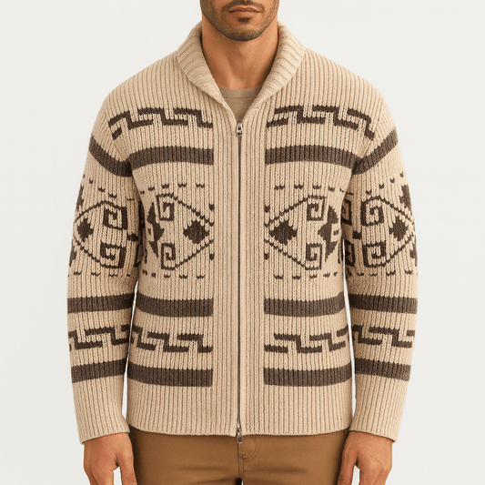 LUXEOUTFIT | Wool Zip Cardigan