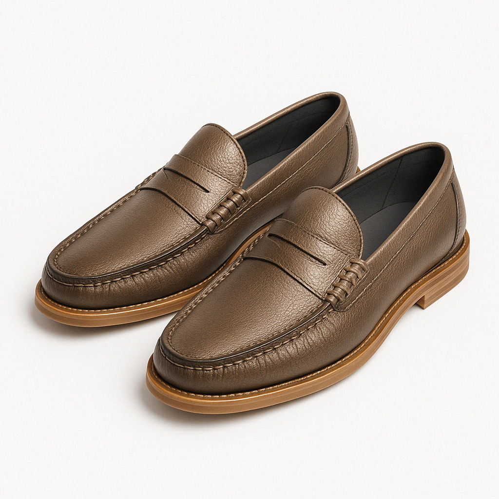 Tynro | Elegant Smooth Leather Loafers Tynro