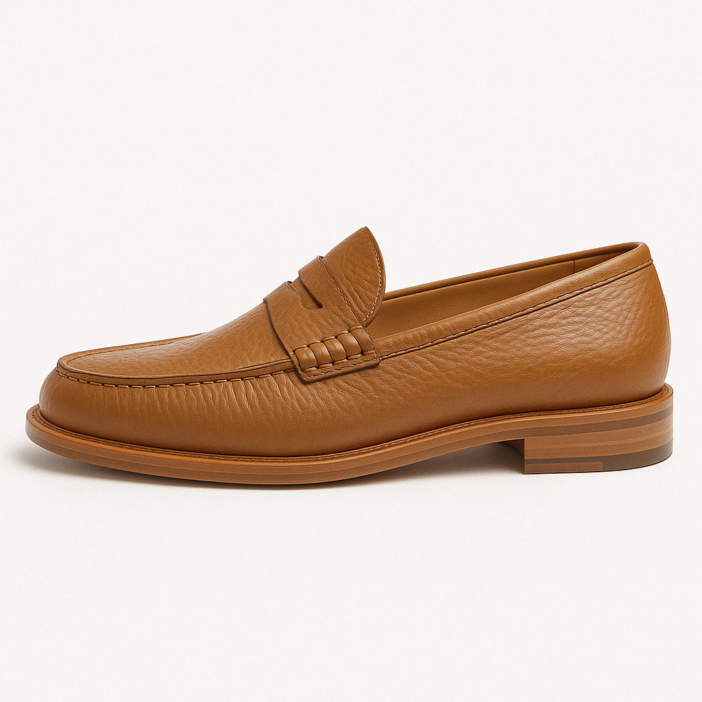 Tynro | Elegant Smooth Leather Loafers Tynro