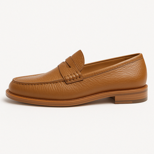 Tynro | Elegant Smooth Leather Loafers Tynro