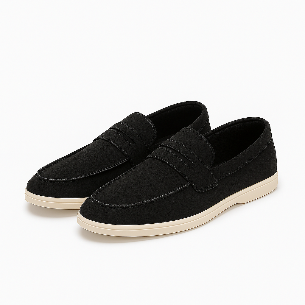 Tynro | Hand-Stitched Suede Loafers Tynro