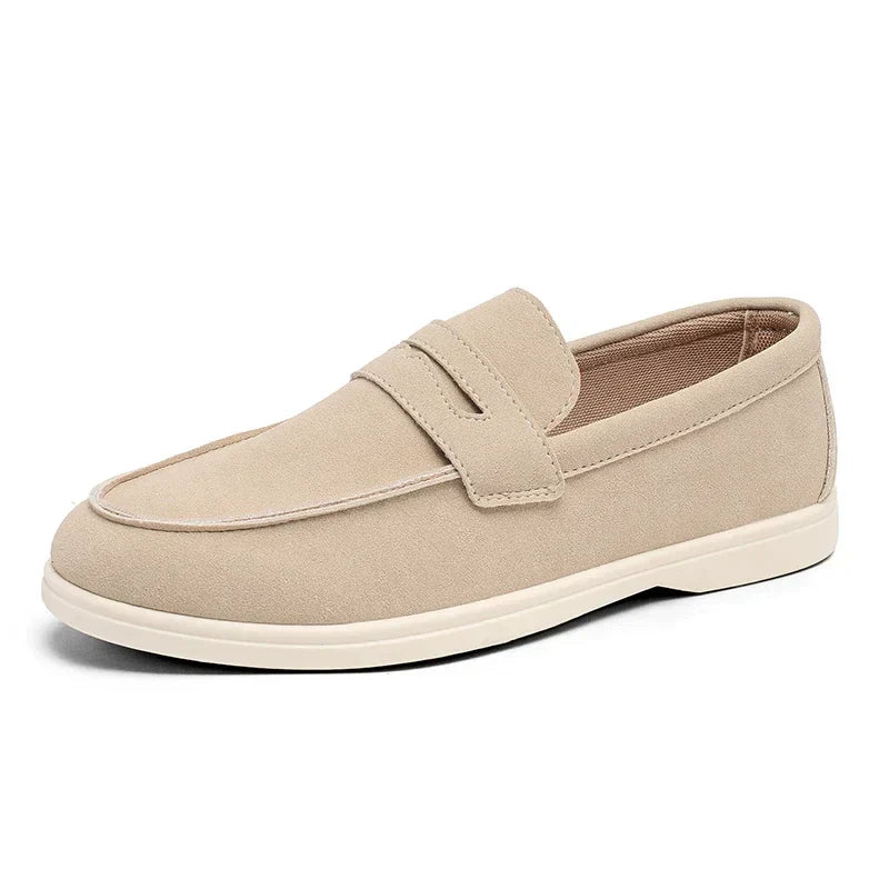Tynro | Hand-Stitched Suede Loafers Tynro