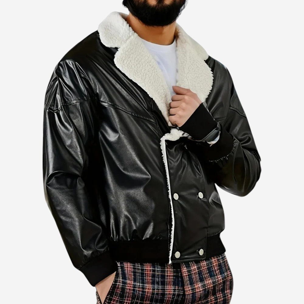 LUXEOUTFIT | Plush-Lined Bomber