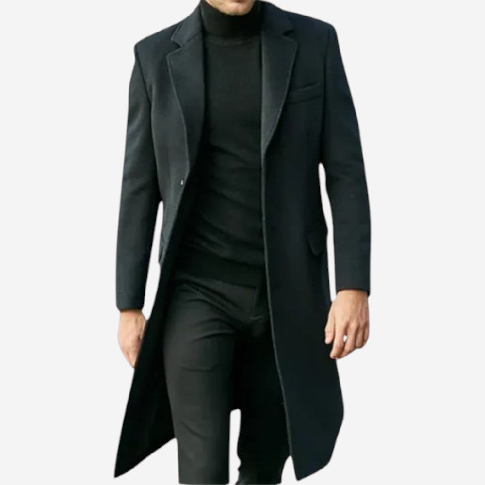 LUXEOUTFIT | Full-Length Wool Overcoat