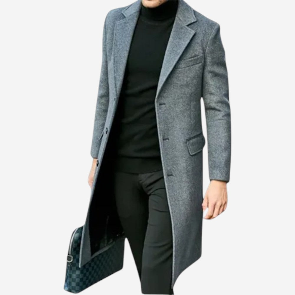LUXEOUTFIT | Full-Length Wool Overcoat